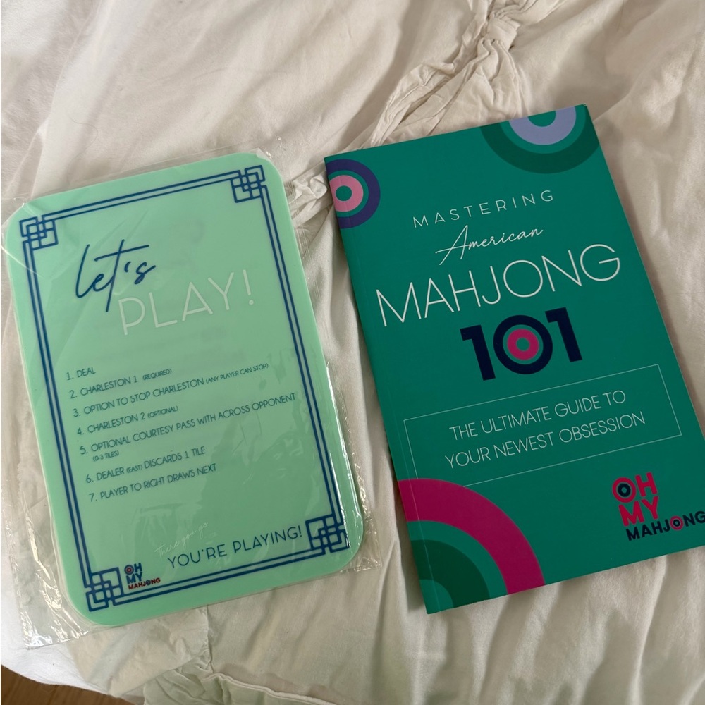 Oh My Mahjong Mastering American Mahjong 101 Book and Tile Shuffler